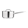 Nisbets Essentials Stainless Steel Saucepan With Lid 200mm