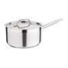 Nisbets Essentials Stainless Steel Saucepan With Lid 200mm