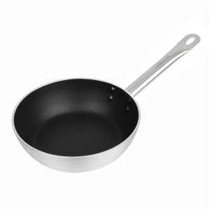 Vogue Aluminium Non-Stick Induction Flared Sauté Pan 240mm