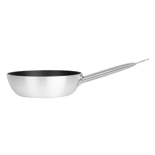 Vogue Aluminium Non-Stick Induction Flared Sauté Pan 240mm