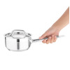 Nisbets Essentials Stainless Steel Saucepan With Lid 160mm