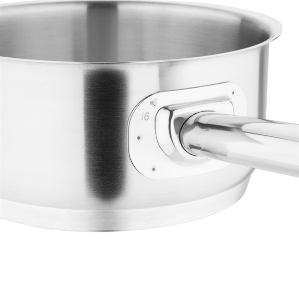 Vogue Stainless Steel Saucepan 160mm