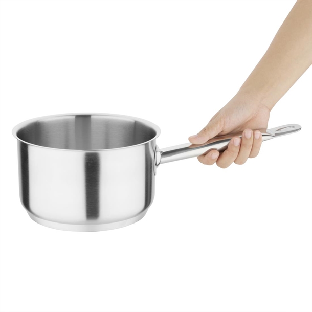 Vogue Stainless Steel Saucepan 180mm