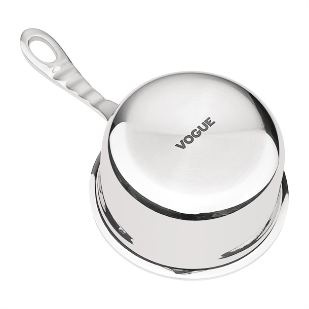 Vogue Stainless Steel & Aluminium Tri-Wall Mini Saucepan 90mm