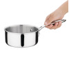 Vogue Stainless Steel & Aluminium Tri-Wall Saucepan 140mm