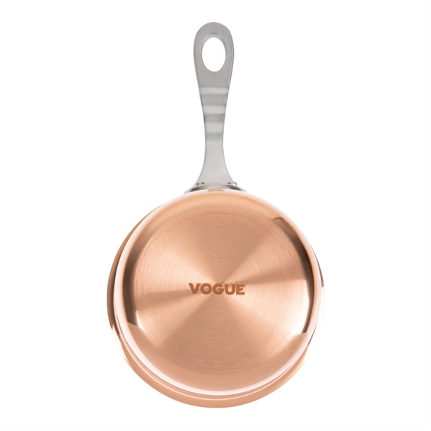 Vogue Copper Tri Wall Mini Saucepan 90mm