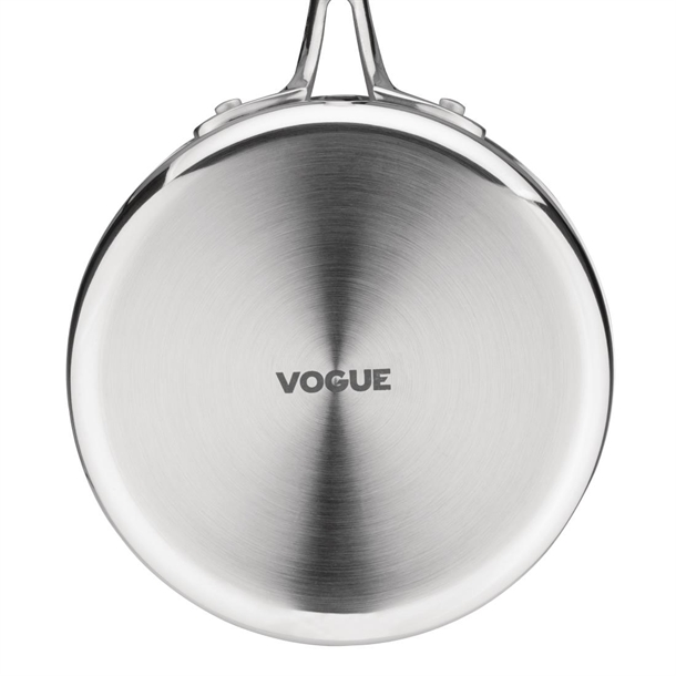Vogue Stainless Steel & Aluminium Tri-Wall Saucepan 200mm