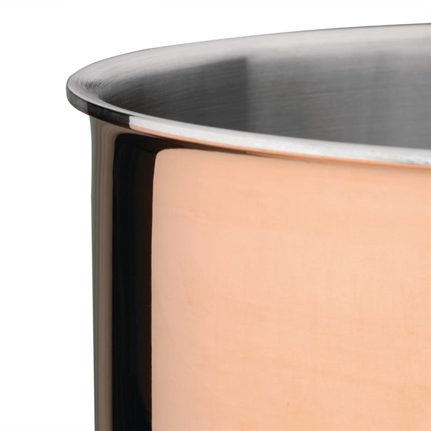 Vogue Copper Tri-Wall Saucepan 160mm