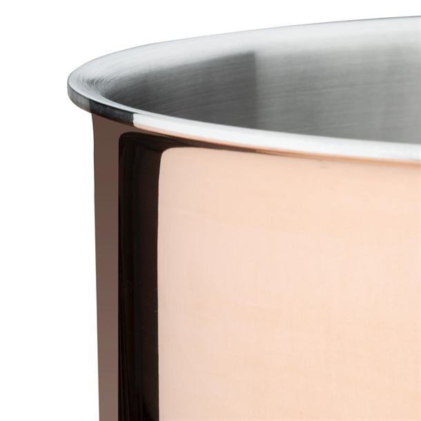 Vogue Copper Tri-Wall Saucepan 200mm