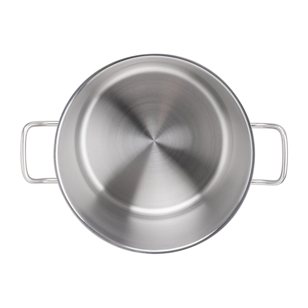 Vogue Stainless Steel Deep Stock Pot 300mm