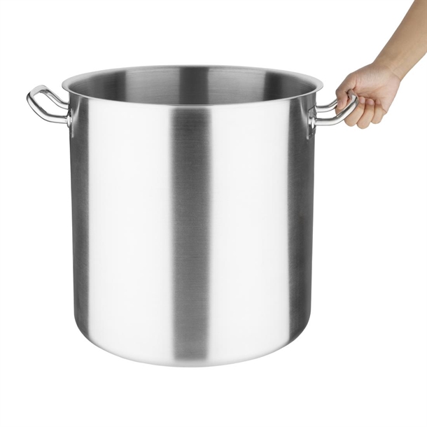 Vogue Stainless Steel Deep Stock Pot 360mm