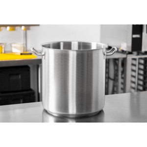Vogue Stainless Steel Deep Stock Pot 360mm