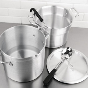 Vogue Aluminium Double Boiler Pan With Lid 280mm