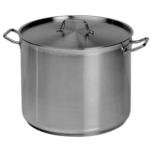 Förje Stainless Steel Stockpot with Lid - 36Ltr
