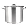 Chef Inox Elite Stock Pot with Lid 21.5Ltr - B2B