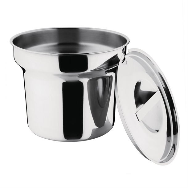 Vogue Bain Marie Pot with Lid 220mm