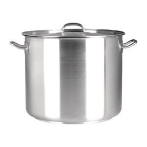 Chef Inox Elite Stock Pot with Lid 50Ltr