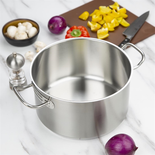 Vogue Stainless Steel Stew Pan 280mm