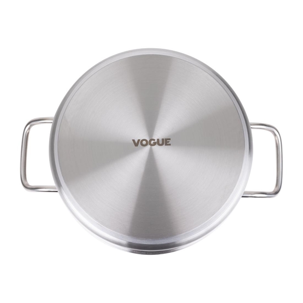 Vogue Stainless Steel Stew Pan 240mm