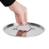 Vogue Stainless Steel & Aluminium Tri-Wall Stew Pan Lid 240mm