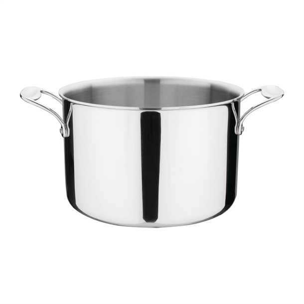 Vogue Stainless Steel & Aluminium Tri-Wall Stew Pan 240mm
