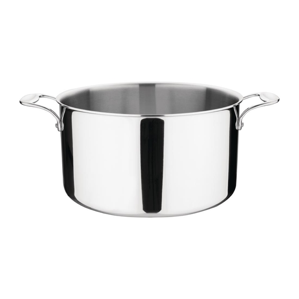 Vogue Stainless Steel & Aluminium Tri-Wall Stew Pan 280mm