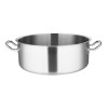 Vogue Stainless Steel Casserole Pan 360mm