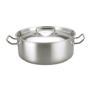 Chef Inox Elite Casserole Pot with Lid 18Ltr