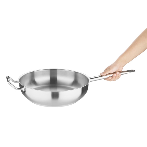 Vogue Stainless Steel Sauté Pan 300mm