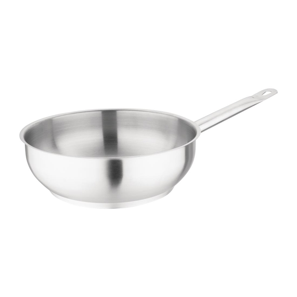 Vogue Stainless Steel Sauté Pan 240mm