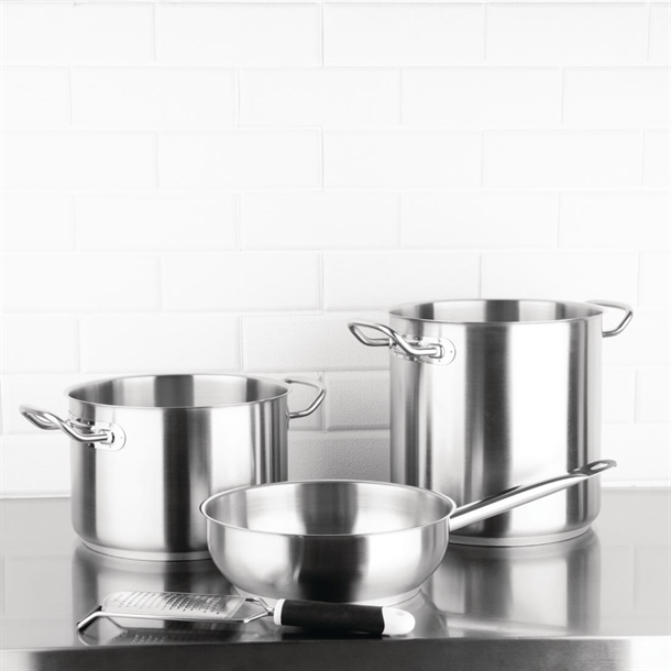 Vogue Stainless Steel Sauté Pan 240mm