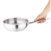 Vogue Stainless Steel Sauté Pan 240mm
