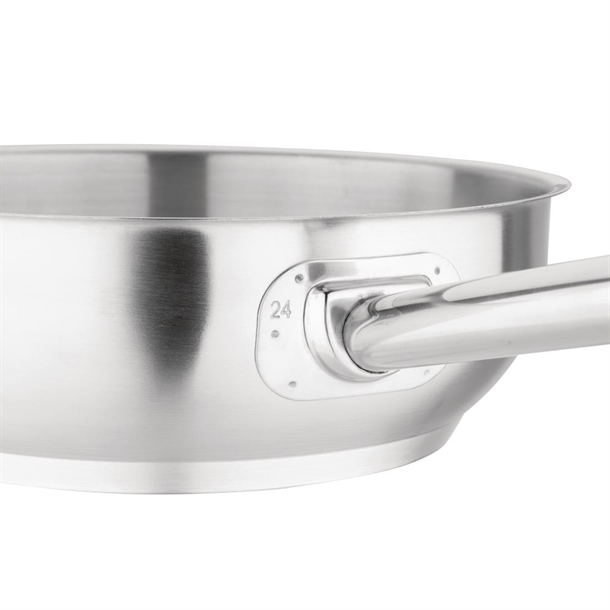 Vogue Stainless Steel Sauté Pan 240mm
