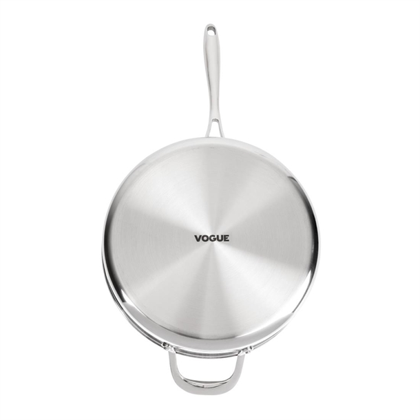 Vogue Stainless Steel & Aluminium Tri-Wall Sauté Pan 280mm