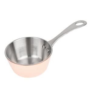 Vogue Mini Copper Tri Wall Sauté Pan 80mm
