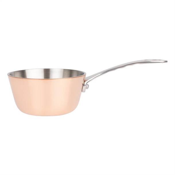 Vogue Mini Copper Tri Wall Sauté Pan 80mm