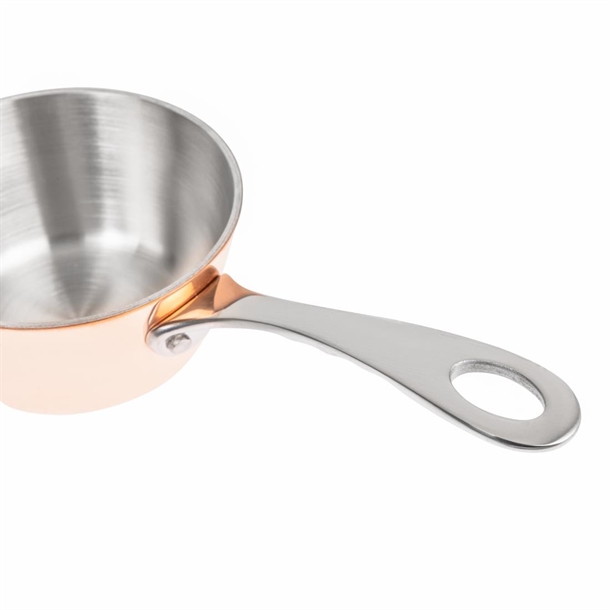 Vogue Mini Copper Tri Wall Sauté Pan 80mm
