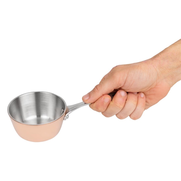 Vogue Mini Copper Tri Wall Sauté Pan 80mm