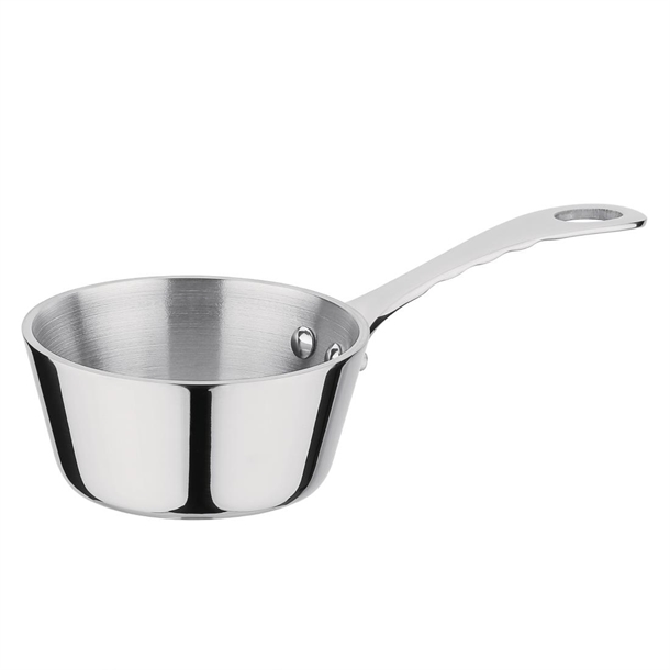 Vogue Stainless Steel Mini Gravy Pan - 80mm