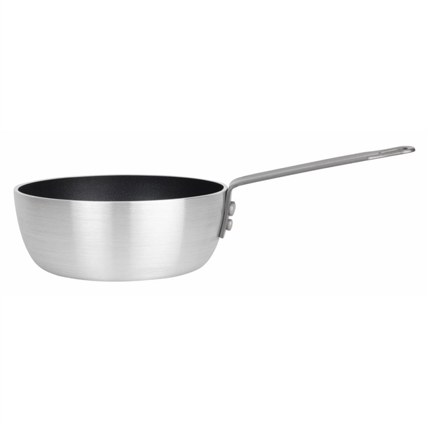 Vogue Aluminium Non-stick Teflon Platinum Plus Sauté Pan 200mm