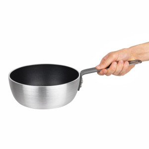 Vogue Aluminium Non-stick Teflon Platinum Plus Sauté Pan 200mm