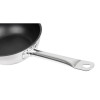 Vogue Stainless Steel Non-Stick Teflon Platinum Plus Sauté Pan 200mm