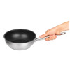 Vogue Stainless Steel Non-Stick Teflon Platinum Plus Sauté Pan 200mm