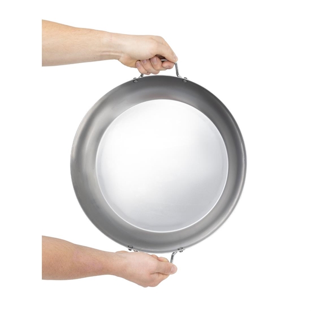 Vogue Carbon Steel Paella Pan 400mm