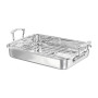 Chasseur Roasting Pan with Rack Stainless Steel - 35x26cm