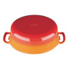 Vogue Orange Oval Casserole Dish 6Ltr