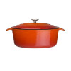 Vogue Orange Oval Casserole Dish 6Ltr