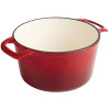 Vogue Red Round Casserole Dish 3.2Ltr
