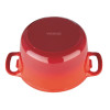 Vogue Red Round Casserole Dish 4Ltr