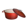 Vogue Red Round Casserole Dish 4Ltr